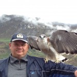 Я и орел в Перу для шаманских практик